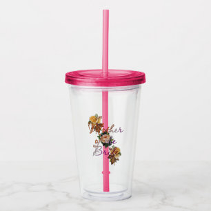 Moeder van de bloemen acryl drinkbeker