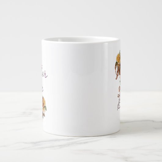 Moeder van de bloemen grote koffiekop (Voorkant)