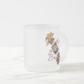 Moeder van de bloemen matglas koffiemok (Voorkant rechts)