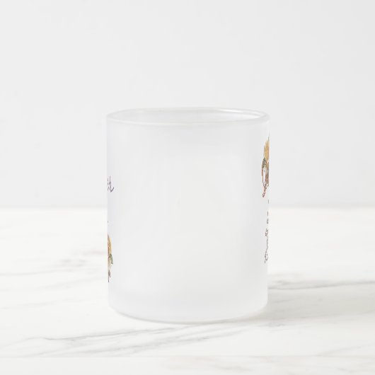 Moeder van de bloemen matglas koffiemok (Center)