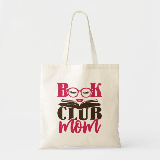 Moeder van de Boekclub Tote Bag (Voorkant)