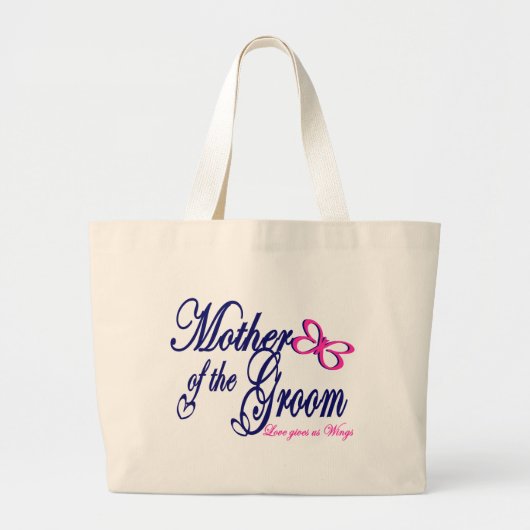 Moeder van de boomgaard/vlinder grote tote bag (Voorkant)