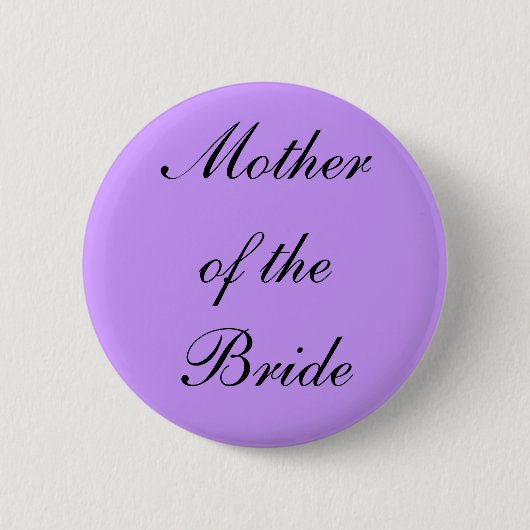 Moeder van de briddebadge ronde button 5,7 cm (Voorkant)