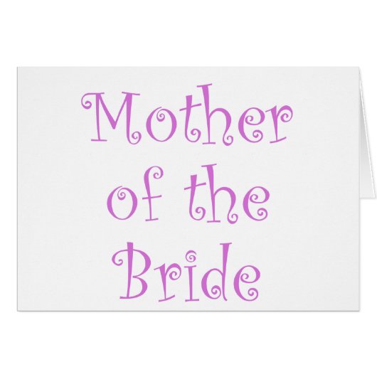 Moeder van de Bride (Voorkant Horizontaal)