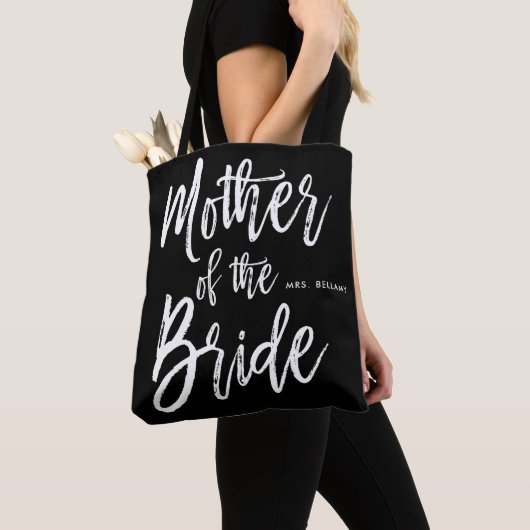 Moeder van de Bride | Aangepaste bruiloft in Scrip Tote Bag (Dichtbij)