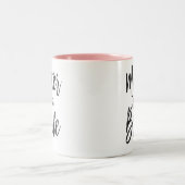 Moeder van de Bride | Aangepaste bruiloft in Scrip Tweekleurige Koffiemok (Center)