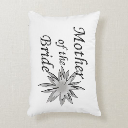 Moeder van de Bride Accent Kussen (Voorkant(Verticaal))