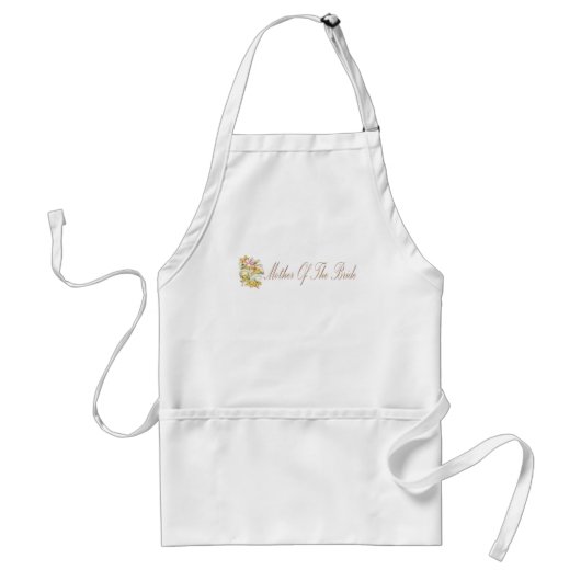 Moeder van de Bride Apron Standaard Schort (Voorkant)