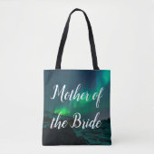 Moeder van de Bride Aurora Lights Wedding Tote Bag (Voorkant)