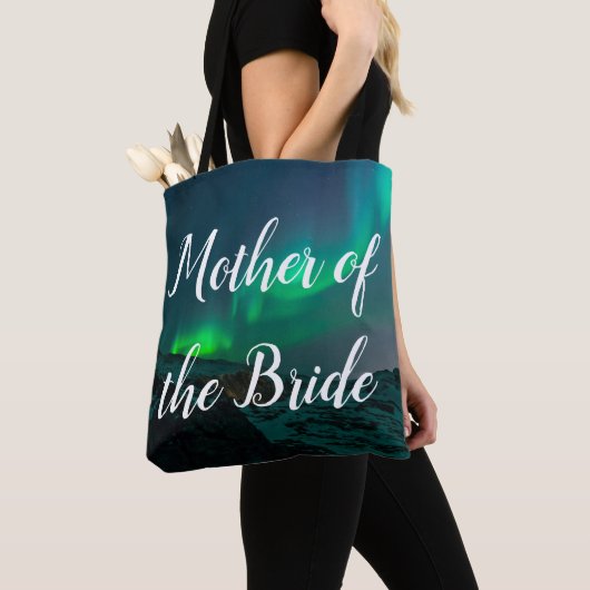 Moeder van de Bride Aurora Lights Wedding Tote Bag (Dichtbij)