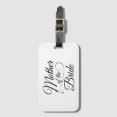 Moeder van de Bride Bagagelabel (Voorkant (verticaal))