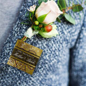 MOEDER VAN DE BRIDE Boho Spirals Wedding Button