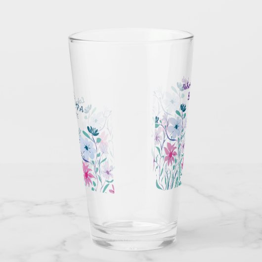 Moeder van de bride Bouquet Wedding Glasses Glas (Rechts)