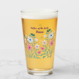 Moeder van de bride Bouquet Wedding Glasses Glas