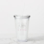 MOEDER VAN DE BRIDE BRIDAL PARTIJ ACRYLIC TUMBLER ACRYL DRINKBEKER (Achterkant)