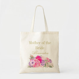 Moeder van de Bride Bridesmaid Floral Personal Tote Bag