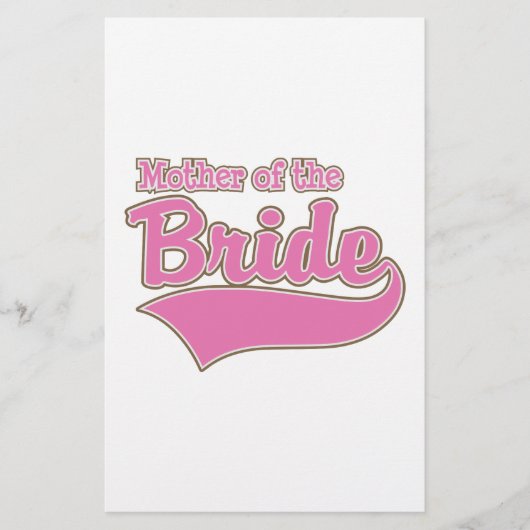 Moeder van de Bride Briefpapier (Voorkant)