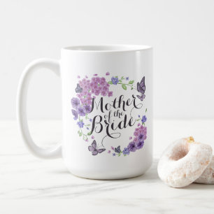 Moeder van de Bride Butterflies Wedding Mok
