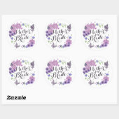 Moeder van de Bride Butterflies Wedding Sticker (Vel)