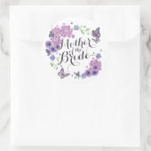 Moeder van de Bride Butterflies Wedding Sticker (Tas)