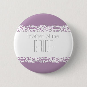 Moeder van de Bride Button - Kies uw eigen kleur!