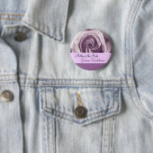 MOEDER VAN DE BRIDE Button met LILA PAARS Roos (In situ)