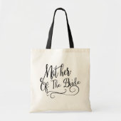 Moeder van de Bride Canvas tas (Voorkant)