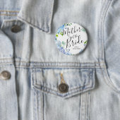 Moeder van de Bride | Carolina Bloom Wedding Ronde Button 5,7 Cm (In situ)
