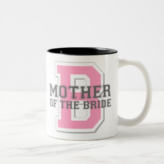 Moeder van de Bride Cheer Tweekleurige Koffiemok (Rechts)