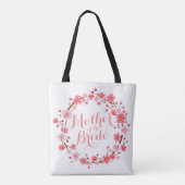 Moeder van de Bride Cherry Blossom Wedding Bag Tote Bag (Achterkant)