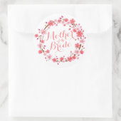 Moeder van de Bride Cherry Blossom Wedding Sticker (Tas)