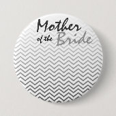Moeder van de Bride Chevron Pattern Button (Voorkant)