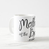 Moeder van de Bride Coffee-Mok Koffiemok (Voorkant links)