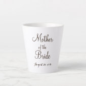 Moeder van de Bride cup Latte Mok (Voorkant)