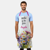 Moeder van de Bride Editable-tekst Schort (Gedragen)