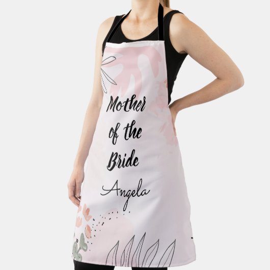 Moeder van de Bride Editable-tekst Schort (Insitu)