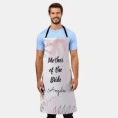 Moeder van de Bride Editable-tekst Schort (Gedragen)