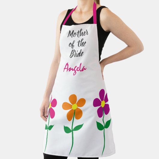 Moeder van de Bride Editable-tekst Schort (Insitu)