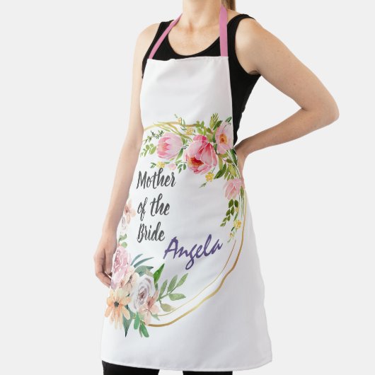Moeder van de Bride Editable-tekst Schort (Insitu)