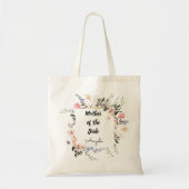 Moeder van de Bride Editable-tekst Tote Bag (Voorkant)