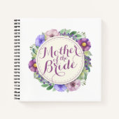 Moeder van de Bride Elegant Floral Notebook Notitieboek (Voorkant)