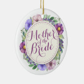 Moeder van de Bride Elegant Floral Ornament (Rechts)