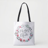 Moeder van de Bride Elegant Floral Wedding Tas Ba (Voorkant)
