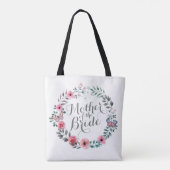 Moeder van de Bride Elegant Floral Wedding Tas Ba (Achterkant)