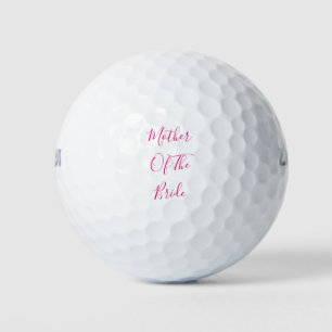 Moeder van de bride Elegant roze gift cute Golfballen