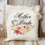 Moeder van de Bride Elegant Rustic Floral Tote Bag<br><div class="desc">Bekijk meer dan 100 populaire trouwstijlen van het collectie "Wedding Canvas tassen" van mijn winkel! bruiloft canvas tassen,  canvas tassen bruiloft,  canvas tassen met bloemen,  roestbloemen,  rustige canvas tassen,  naam,  gepersonaliseerde canvas tassen,  canvas tas,  canvas tas,  douchecadeau,  vrijgezellenfeesten voor feestdagen,  canvas tassen voor bruiloft,  bruidsmeisje,  bruidsmoeder,  bruiloft; partij</div>