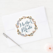 Moeder van de Bride Elegant Wedding Sticker (Envelop)