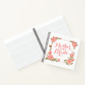 Moeder van de Bride Elegant Wreath-laptop Notitieboek (Binnen)