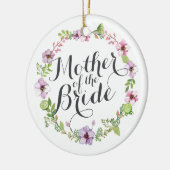 Moeder van de Bride Elegant Wreath Ornament (Links)