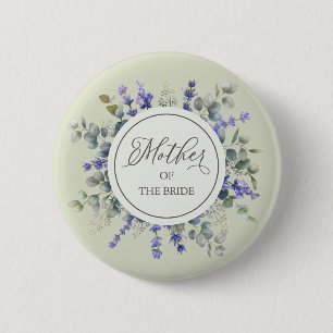 Moeder van de bride Eucalyptus omlijst Ronde Button 5,7 Cm